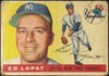 1955 Topps Ed Lopat #109 New York Yankees Low Grade - Creases Example A front of card