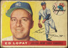 1955 Topps Ed Lopat #109 New York Yankees Low Grade - Creases — Example B front of card
