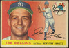 1955 Topps Joe Collins #63 New York Yankees Fair Example A front of card