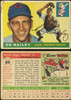 1955 Topps Ed Bailey #69 Cincinnati Redlegs Fair Example C front and back of card