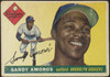 1955 Topps Sandy Amoros #75 Brooklyn Dodgers RC Fair Example B front of card