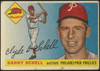 1955 Topps Danny Schell #79 Philadelphia Phillies Fair — Example A front of card