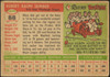 1955 Topps Bob Skinner #88 Pittsburgh Pirates RC Low Grade - Creases Example A back of card