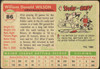 1955 Topps Bill Wilson #86 Kansas City Athletics Fair Example B back of card