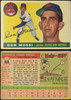 1955 Topps Don Mossi #85 Cleveland Indians Fair — Example A front and back of card