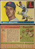 1955 Topps Milt Bolling #91 Boston Red Sox Fair — Example B front and back of card