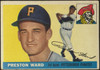 1955 Topps Preston Ward #95 Pittsburgh Pirates Fair — Example B front of card