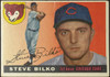 1955 Topps Steve Bilko #93 Chicago Cubs Low Grade - Creases front of card
