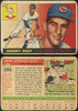 1955 Topps Johnny Gray #101 Kansas City Athletics Low Grade - Creases Example B front and back of card