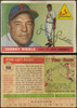 1955 Topps Johnny Riddle #98 St. Louis Cardinals Fair — Example A front and back of card
