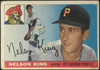 1955 Topps Nelson King #112 Pittsburgh Pirates RC Fair front of card