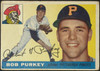 1955 Topps Bob Purkey #118 Pittsburgh Pirates Low Grade - Creases front of card