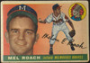 1955 Topps Mel Roach #117 Milwaukee Braves Fair Example B front of card