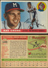 1955 Topps Ray Crone #149 Milwaukee Braves Low Grade - Creases — Example B front and back of card