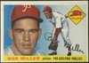 1955 Topps Bob Miller #157 Philadelphia Phillies Fair front of card