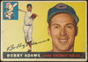 1955 Topps Bobby Adams #178 Cincinnati Redlegs High Number Fair Example B front of card