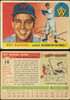1955 Topps Roy Sievers #16 Washington Senators Fair — Example B front and back of card