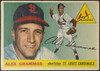 1955 Topps Alex Grammas #21 St. Louis Cardinals Fair Example B front of card