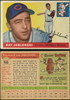 1955 Topps Ray Jablonski #56 Cincinnati Redlegs Fair — Example D front and back of card