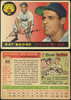 1955 Topps Ray Boone #65 Detroit Tigers Low Grade - Creases Example B front and back of card