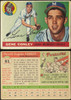 1955 Topps Gene Conley #81 Milwaukee Braves Fair Example D front and back of card