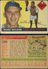 1955 Topps Rube Walker #108 Brooklyn Dodgers Low Grade - Creases — Example B front and back of card