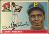 1955 Topps Curt Roberts #107 Pittsburgh Pirates Fair front of card