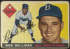 1955 Topps Bob Milliken #111 Brooklyn Dodgers Low Grade - Creases front of card