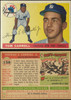1955 Topps Tom Carroll #158 New York Yankees RC Fair Example B front and back of card