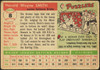 1955 Topps Hal Smith #8 Baltimore Orioles Fair Example B back of card