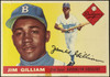 1955 Topps Jim Gilliam #5 Brooklyn Dodgers Fair Example B front of card