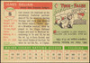 1955 Topps Jim Gilliam #5 Brooklyn Dodgers Low Grade - Creases — Example C back of card