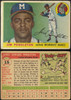 1955 Topps Jim Pendleton #15 Milwaukee Braves Fair Example B front and back of card