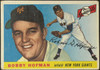 1955 Topps Bobby Hofman #17 New York Giants Fair — Example B front of card