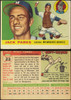 1955 Topps Jack Parks #23 Milwaukee Braves Fair Example C front and back of card