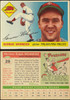1955 Topps Herm Wehmeier #29 Philadelphia Phillies Low Grade - Creases Example B front and back of card
