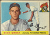 1955 Topps Dick Groat #26 Pittsburgh Pirates Fair — Example B front of card