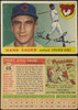 1955 Topps Hank Sauer #45 Chicago Cubs Fair Example B front and back of card