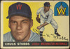 1955 Topps Chuck Stobbs #41 Washington Senators Fair Example C front of card