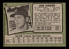 1971 Topps Joe Hague #96 St. Louis Cardinals Good back of card