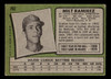 1971 Topps Milt Ramirez #702 St. Louis Cardinals RC High Number Low Grade - Creases back of card
