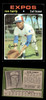 1971 Topps Ron Fairly #315 Montreal Expos VG front and back of card