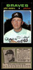 1971 Topps Phil Niekro #30 Atlanta Braves HOF Good front and back of card