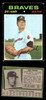 1971 Topps Jim Nash #306 Atlanta Braves Black Blob on Front Left Variation Good front and back of card