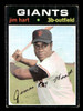 1971 Topps Jim Hart #461 San Francisco Giants Low Grade - Creases front of card