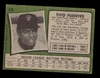 1971 Topps Tito Fuentes #378 San Francisco Giants Good back of card