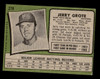 1971 Topps Jerry Grote #278 New York Mets Good back of card