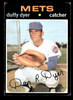 1971 Topps Duffy Dyer #136 New York Mets Good front of card