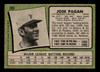 1971 Topps Jose Pagan #282 Pittsburgh Pirates VG back of card
