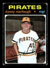 1971 Topps Danny Murtaugh #437 Pittsburgh Pirates Good front of card